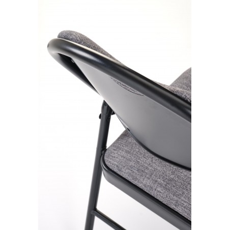 K566 krzesło składane, czarny / popiel (1p6szt)