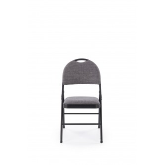 K566 krzesło składane, czarny / popiel (1p6szt)