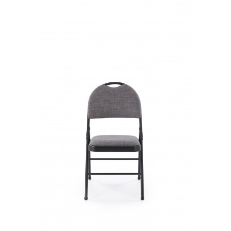 K566 krzesło składane, czarny / popiel (1p6szt)