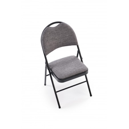 K566 krzesło składane, czarny / popiel (1p6szt)