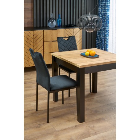 K577 krzesło czarny / czarny (1p4szt)