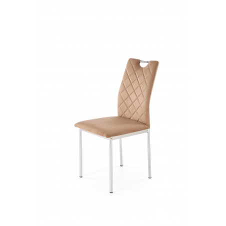 K578 krzesło beżowy / srebrny (1p4szt)