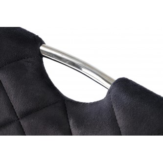 K578 krzesło czarny / srebrny (1p4szt)