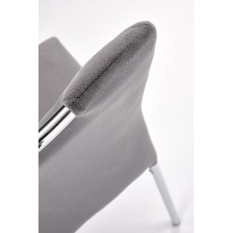 K578 krzesło popielaty / srebrny (1p4szt)