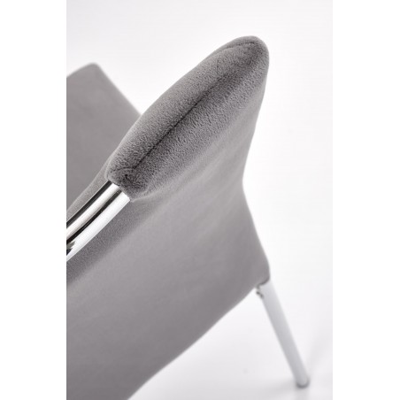 K578 krzesło popielaty / srebrny (1p4szt)