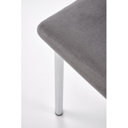 K578 krzesło popielaty / srebrny (1p4szt)