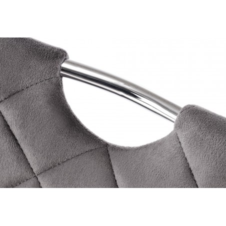 K578 krzesło popielaty / srebrny (1p4szt)