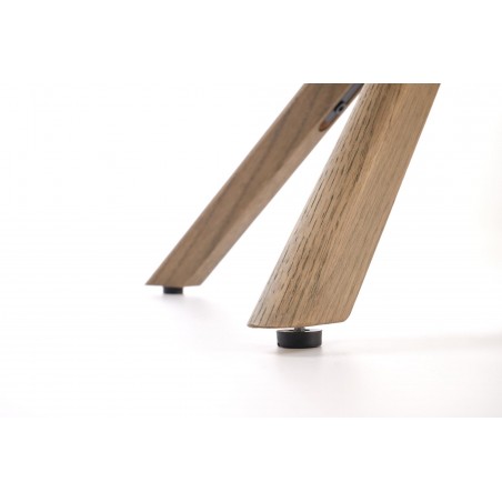 K585 krzesło ciemny beżowy / jasny orzech (1p2szt)