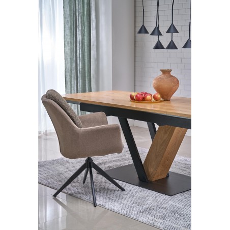 K591 krzesło brązowy (1p2szt)