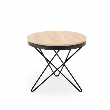 LEILA ława, naturalny / czarny (1p1szt)