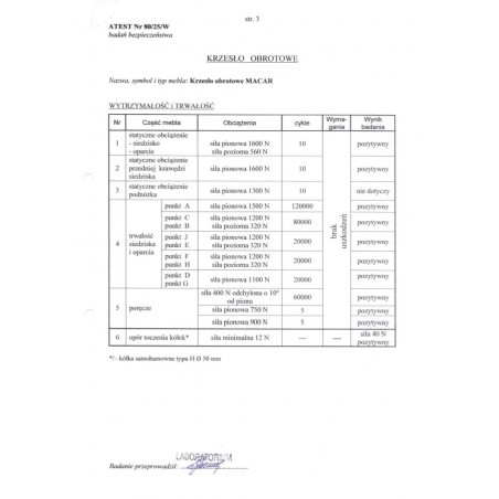MACAR fotel gabinetowy, czarny (1p1szt)