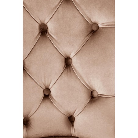 MIYA krzesło czarny / tap: beżowy(1p2szt)