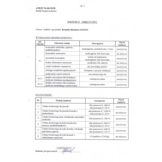 SANTO fotel obrotowy, czarny (1p1szt)