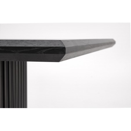 BOLERO stół rozkładany 160-250x90x78 cm dąb naturalny/czarny (3p1szt)