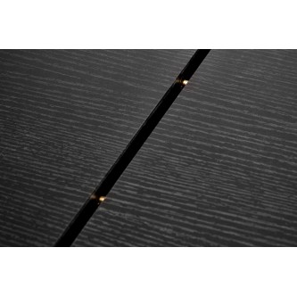 BOLERO stół rozkładany 160-250x90x78 cm dąb naturalny/czarny (3p1szt)