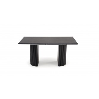 BOLERO stół rozkładany 160-250x90x78 cm dąb naturalny/czarny (3p1szt)