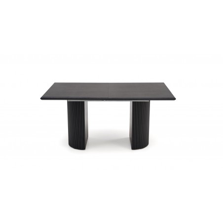 BOLERO stół rozkładany 160-250x90x78 cm dąb naturalny/czarny (3p1szt)