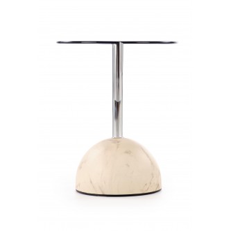 ARIANA ława, beżowy marmur / brązowy (2p1szt)