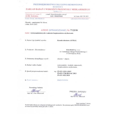 ASTRAL fotel gabinetowy czarny (1p1szt)