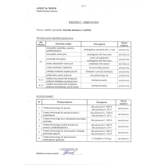 CASPER fotel gabinetowy czarny (1p1szt)