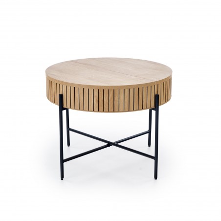 DANTE zestaw 2 ław, naturalny / czarny (1p1zestaw)