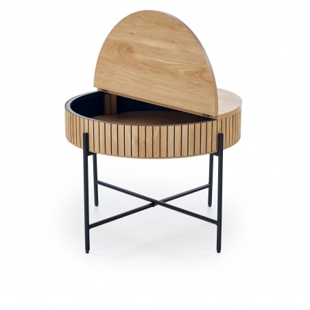 DANTE zestaw 2 ław, naturalny / czarny (1p1zestaw)