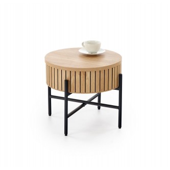 DANTE zestaw 2 ław, naturalny / czarny (1p1zestaw)