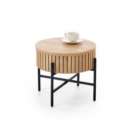 DANTE zestaw 2 ław, naturalny / czarny (1p1zestaw)