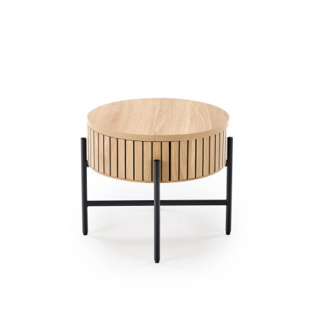 DANTE zestaw 2 ław, naturalny / czarny (1p1zestaw)