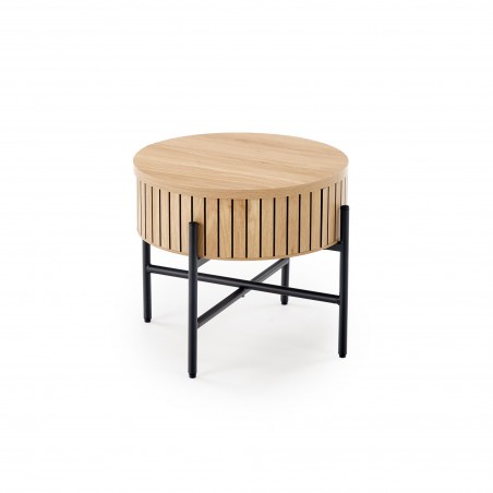 DANTE zestaw 2 ław, naturalny / czarny (1p1zestaw)