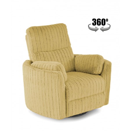 PEGAS fotel wypoczynkowy musztardowy (1p1szt)