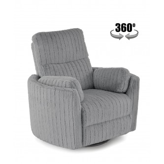 PEGAS fotel wypoczynkowy popielaty (1p1szt)