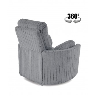 PEGAS fotel wypoczynkowy popielaty (1p1szt)