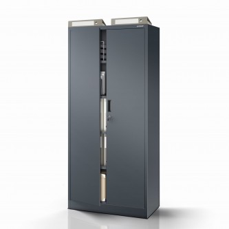 Szafa JAN Compact 1750 x 800 x 400 mm, antracytowa