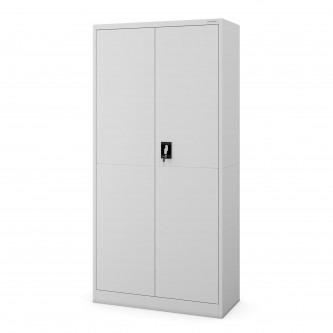 Szafa gospodarcza metalowa DAWID, 900 x 1850 x 400 mm, Smart: szara