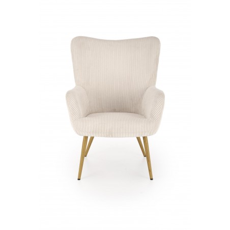 AMARO fotel wypoczynkowy, kremowy (1p1szt)