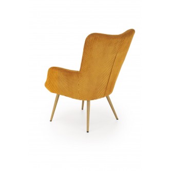 AMARO fotel wypoczynkowy, musztardowy (1p1szt)