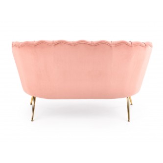 AMORINITO XL fotel wypoczynkowy jasny różowy / złoty