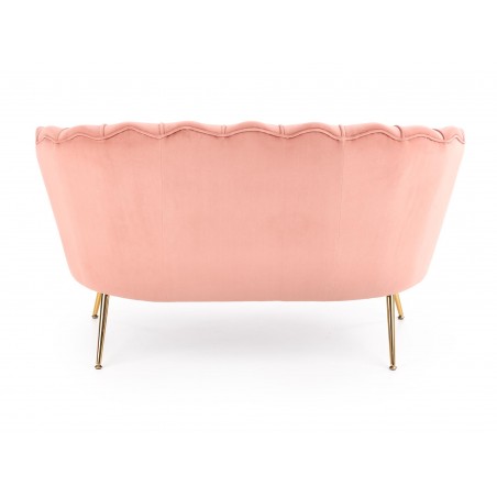 AMORINITO XL fotel wypoczynkowy jasny różowy / złoty