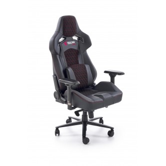 BALDUR fotel gabinetowy c.popielaty / czarny