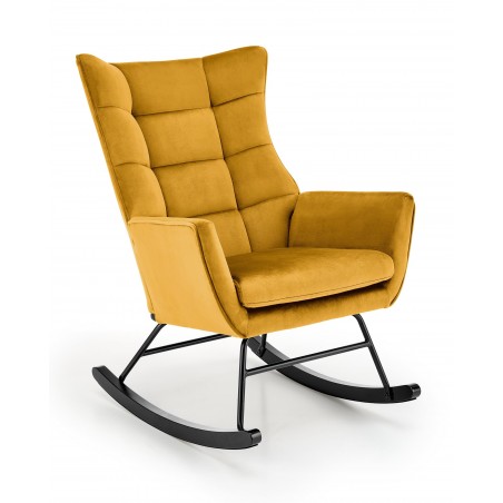 BAZALTO fotel bujany musztardowy (1p1szt)