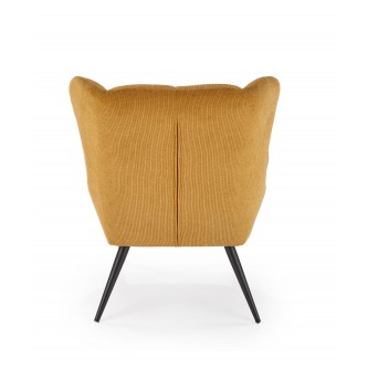 BYRON fotel wypoczynkowy musztardowy (1p1szt)