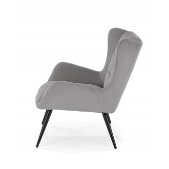 BYRON fotel wypoczynkowy popielaty (1p1szt)