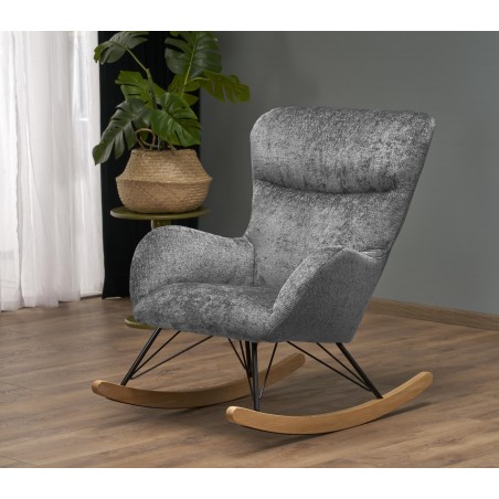 CASTRO fotel wypoczynkowy popielaty (1p1szt)