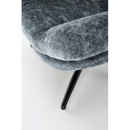 DARIO fotel wypoczynkowy z podnóżkiem oraz z funkcją kołyski, niebieski (1p1szt)