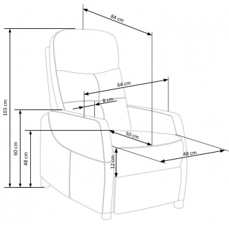 FELIPE 2 fotel wypoczynkowy ciemny zielony (2p1szt)
