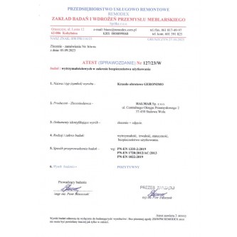 GERONIMO fotel gabinetowy czarny (1p1szt)