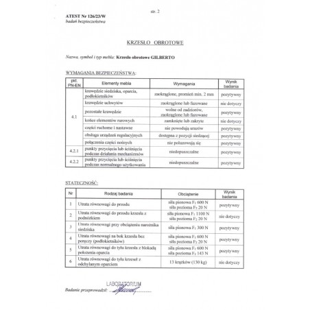 GILBERTO fotel gabinetowy czarny (1p1szt)