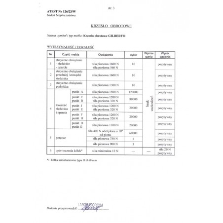 GILBERTO fotel gabinetowy czarny (1p1szt)