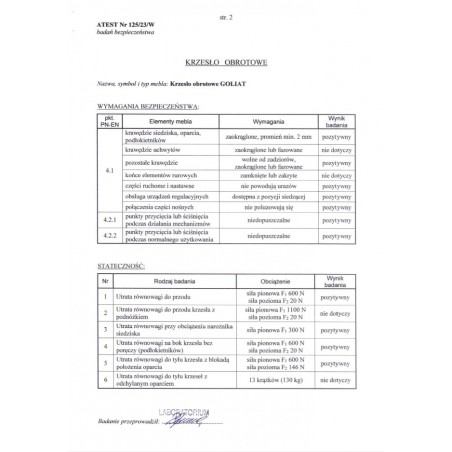 GOLIAT fotel gabinetowy czarny (1p1szt)